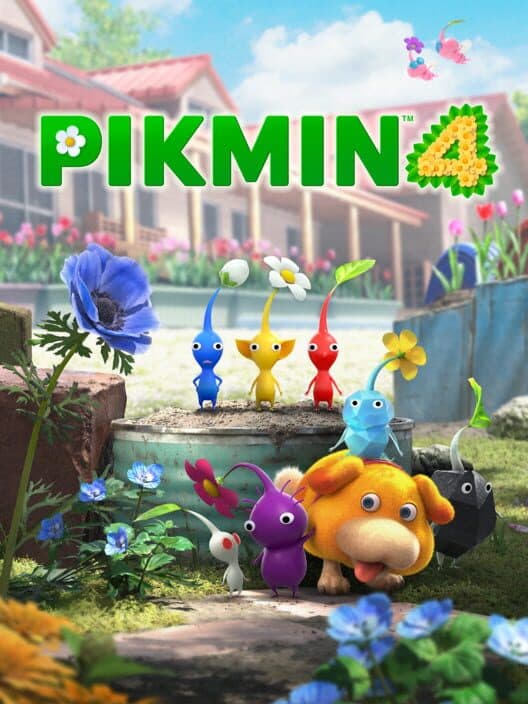 Pikmin 4 game cover art